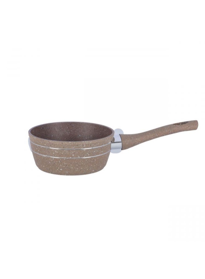 Granite Coated Smart Saucepan Brown 18cm