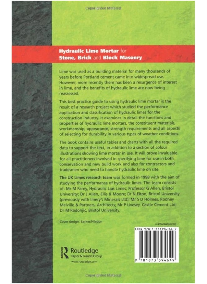 null - Hydraulic Lime Mortar for Stone, Brick and Block Masonry: A Best Practice Guide - Image 1