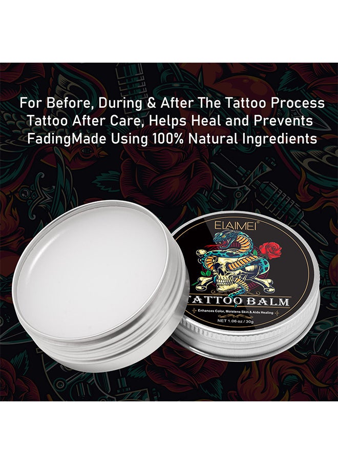 Elaimei Tattoo Balm Aftercare Cream Ointment For Before During And Post Tattoo Moisturizing Balm To Promote Skin Healing 30G  - Image 5