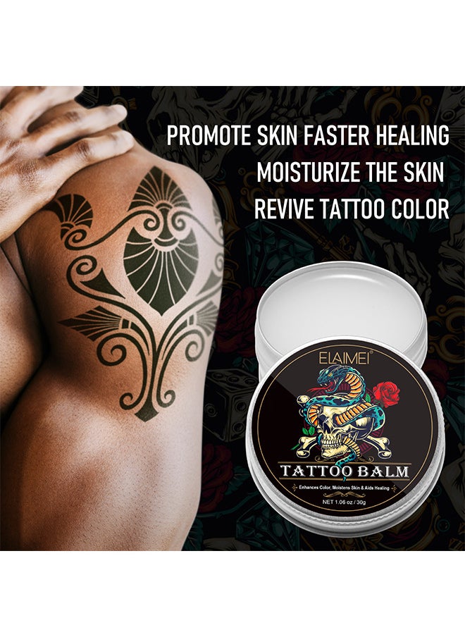 Elaimei Tattoo Balm Aftercare Cream Ointment For Before During And Post Tattoo Moisturizing Balm To Promote Skin Healing 30G  - Image 4