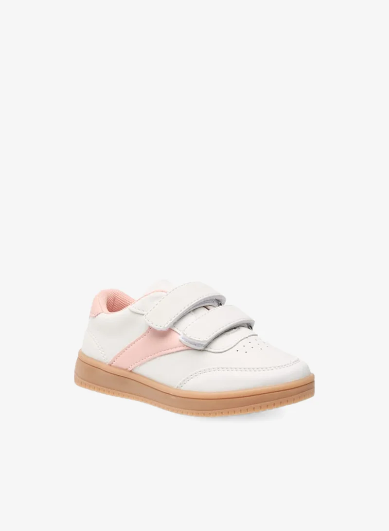 جونيورز سنيكرز بناتي بألوان متداخلة وإغلاق بشريط لاصق