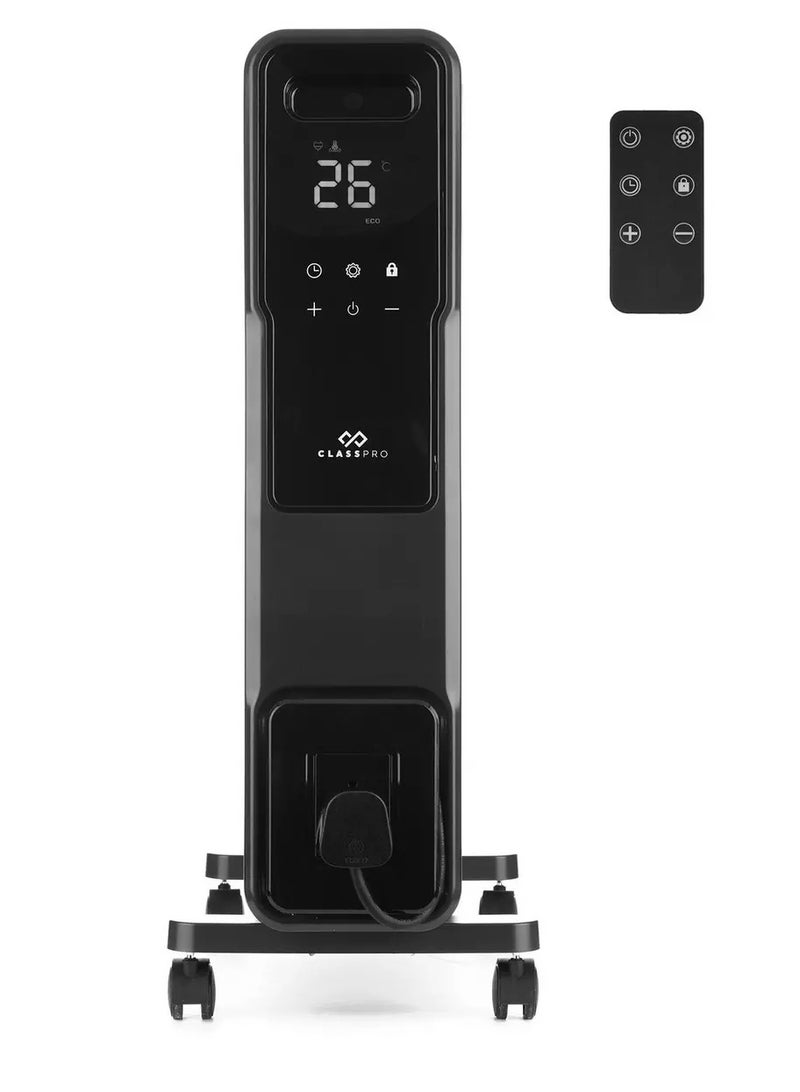 ClassPro سخان كهربائي مشع زيت 15 شفة 2500 واط 3 إعدادات حرارة - Image 4