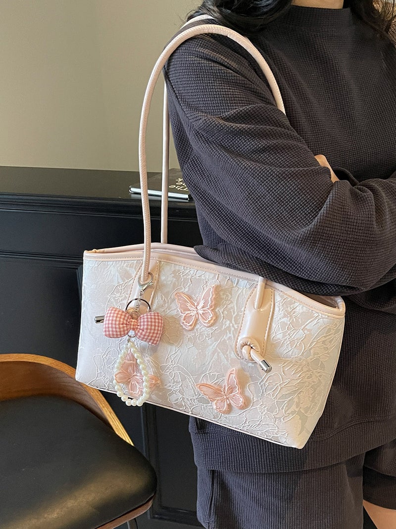 Summer Super New Chinese Style Bag Women'S All-Match Shoulder Underarm Bag Fashionable Commuter Hand Tote Bag - Image 2