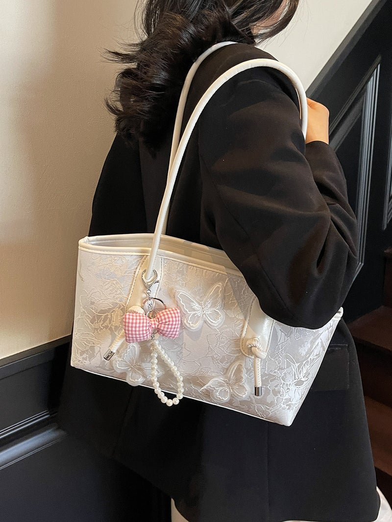 Summer Super New Chinese Style Bag Women'S All-Match Shoulder Underarm Bag Fashionable Commuter Hand Tote Bag - Image 4