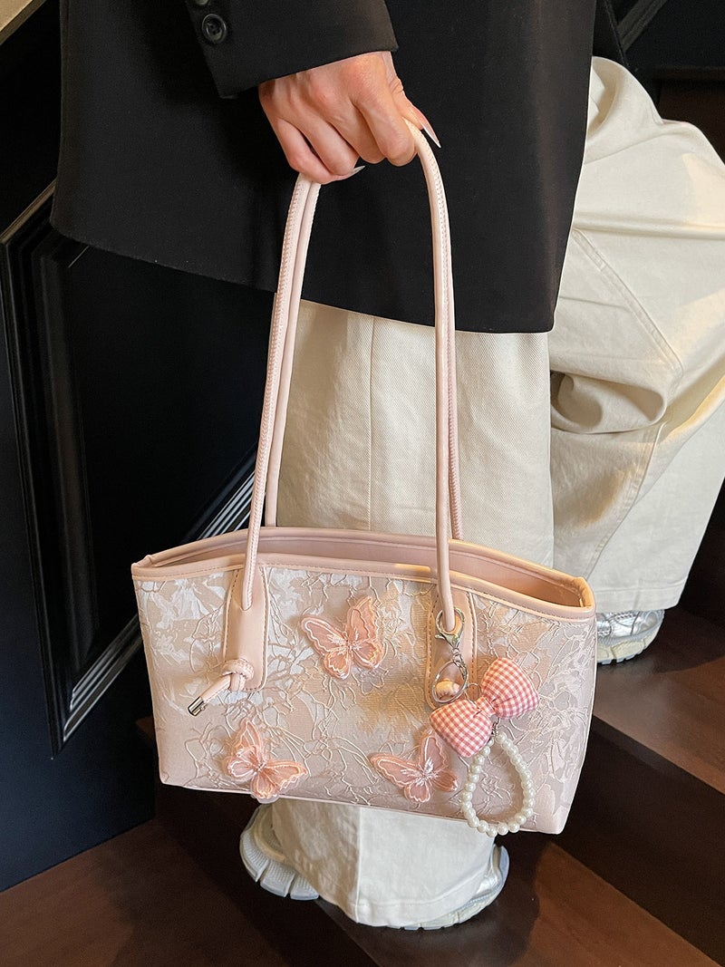 Summer Super New Chinese Style Bag Women'S All-Match Shoulder Underarm Bag Fashionable Commuter Hand Tote Bag - Image 5
