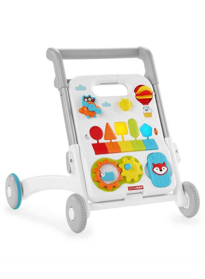 Skip Hop Baby Walker 4-in-1 Sit to Stand Convertible Light Up Music Toy with 40+ Activities Explore & More Age 6m+ - Image 1