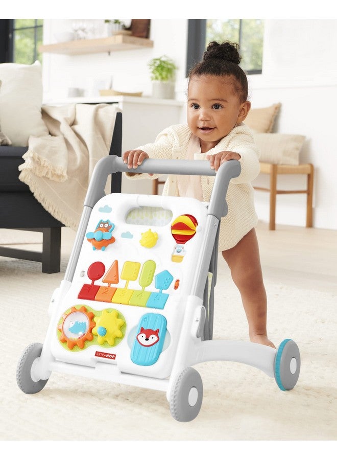Skip Hop Baby Walker 4-in-1 Sit to Stand Convertible Light Up Music Toy with 40+ Activities Explore & More Age 6m+ - Image 2