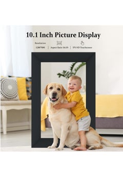 10.1 Inch WiFi Digital Picture Frame, IPS Touch Screen Smart Cloud Photo Frame with 16GB Storage, Easy Setup to Share Photos or Videos via Frameo APP, Auto-Rotate, Wall Mountable (Black) - pzsku/Z9ECED4A25AC8EB59F078Z/45/_/1718420378/d348f18a-4fb8-4c0c-b685-e4dc65f74426