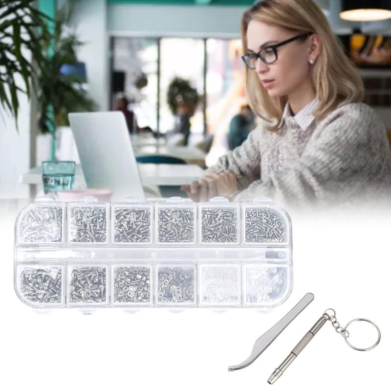 klarako Repair Screws Set, Comfortable and Strong Screws for Glasses for Watch - Image 2