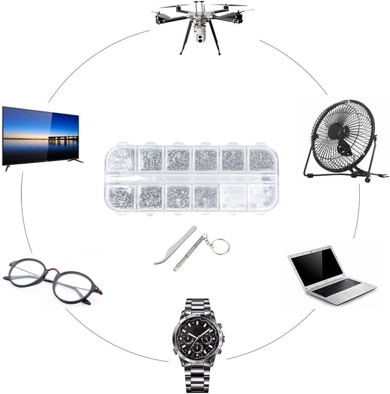 klarako Repair Screws Set, Comfortable and Strong Screws for Glasses for Watch - Image 4