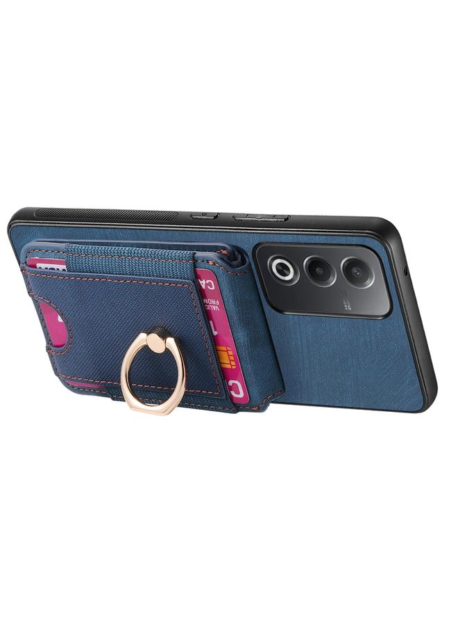 S-TOP Case For OPPO A78 5G / A58 5G Retro Splitable Magnetic Stand Card Bag Leather Phone Case - Image 5