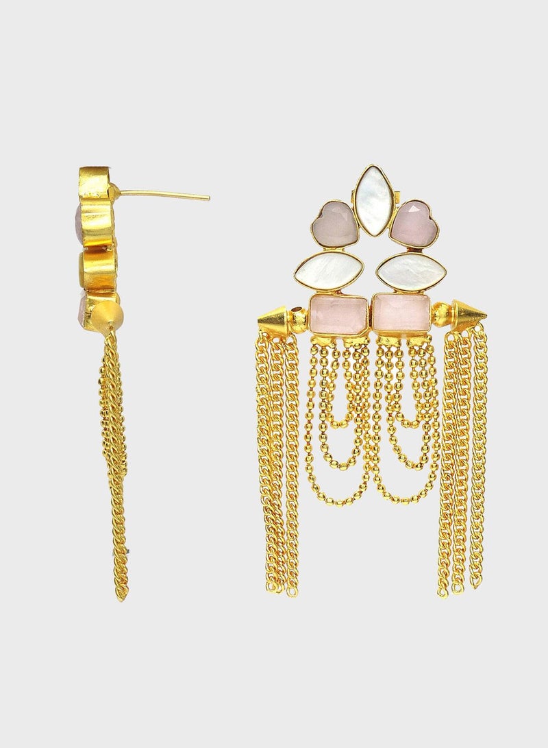 DORI Rosalia Embellished Drop Earrings  - Image 2