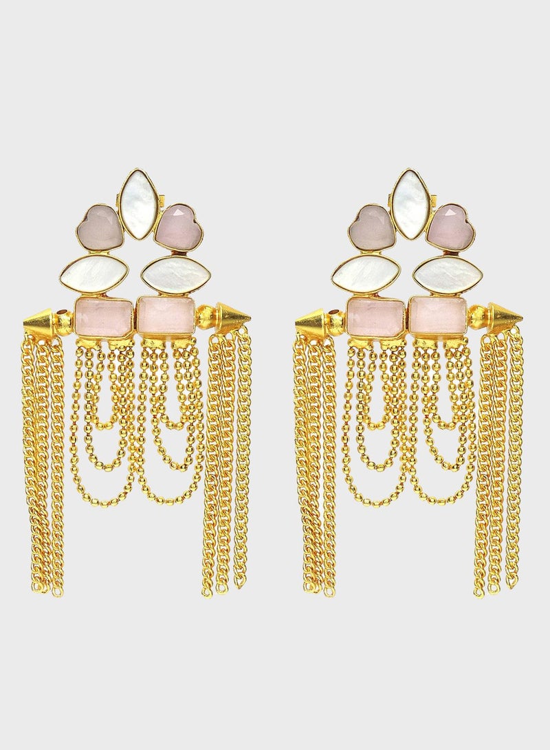 DORI Rosalia Embellished Drop Earrings  - Image 1