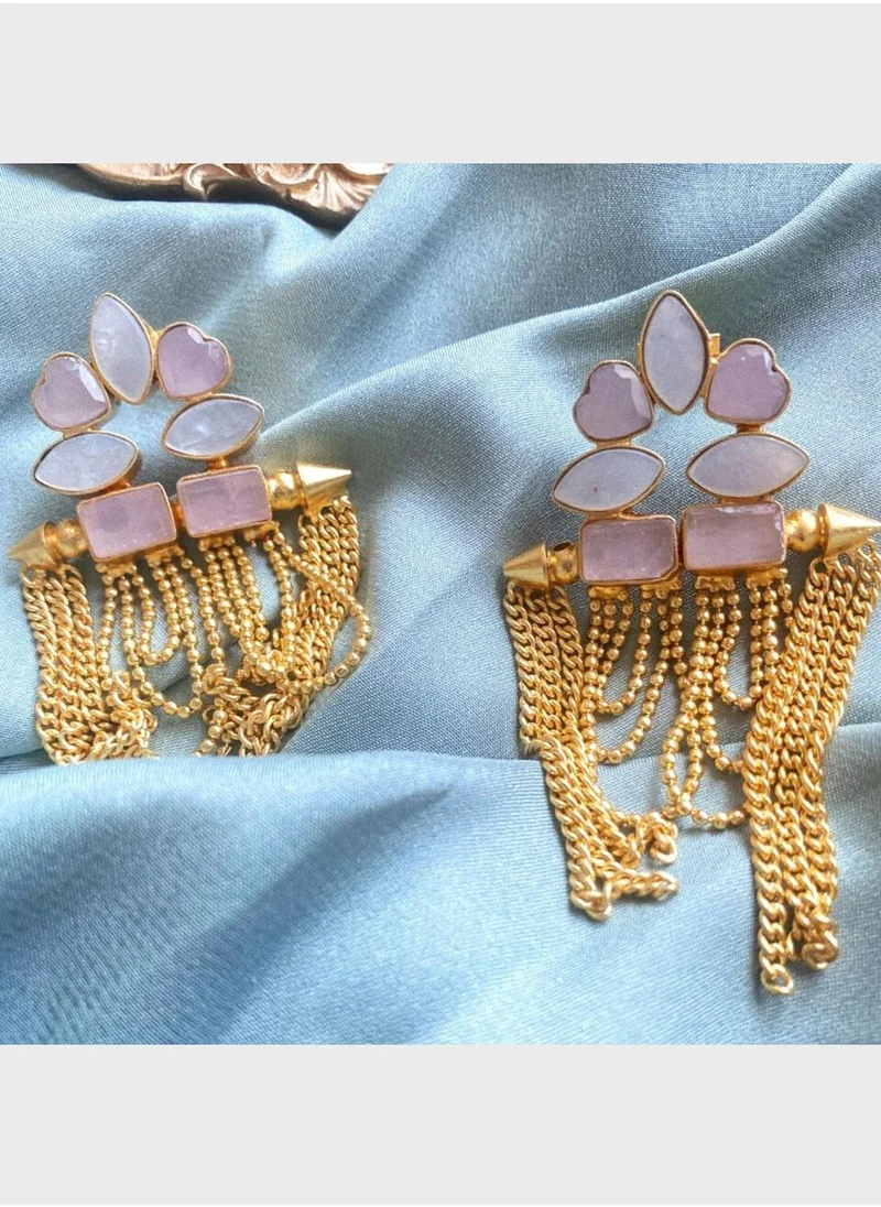 DORI Rosalia Embellished Drop Earrings