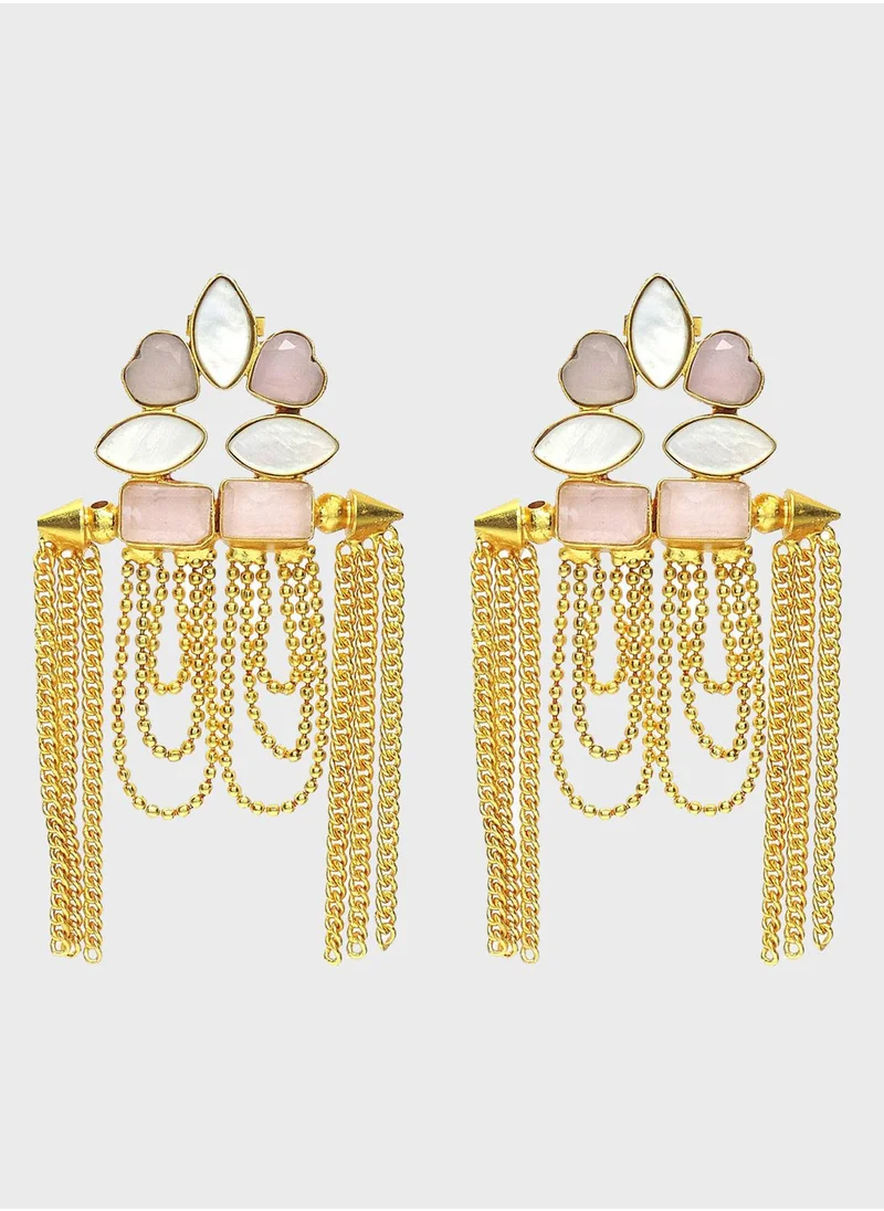 DORI Rosalia Embellished Drop Earrings