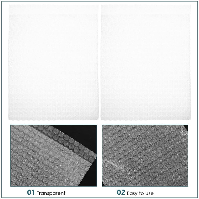100 قطعة أكياس حماية مقاومة للصدمات سميكة مقاس 20x25 سم للشحن والتخزين - Image 3