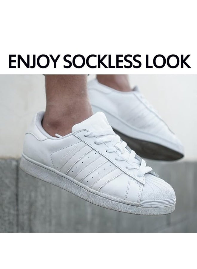 6 Pack No Show Low Cut Socks Men - Invisible Casual Cotton Loafer Socks With Non-Slip Grip - Image 5