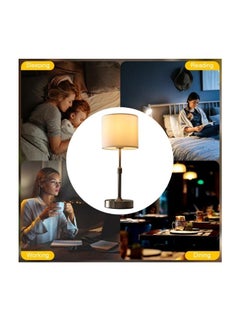 Table lamp led bedside lamp, Nordic wrought iron bedroom living room light, desk lamp from single canvas screen headlight - pzsku/Z9ECF29A05716814FE4CBZ/45/_/1728978913/26efa1fc-4dfb-4a89-b33c-5fcadfdea5a6