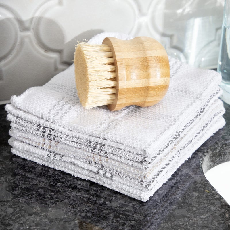 Ritz Cotton Scouring Dish Cloth 5-Pack, Neutral - Image 5