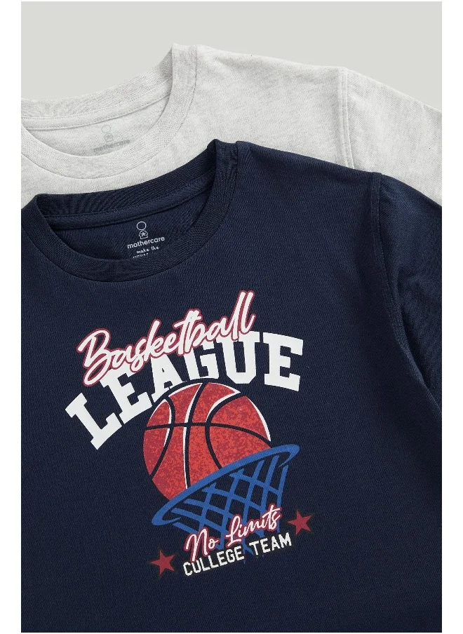 mothercare Basketball T-Shirts - 2 Pack