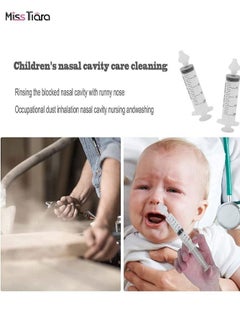 MissTiara 4Pcs Baby Silicone Nasal Aspirator Nasal Washer Clean Nose Needle Tube Tool  - Image 5