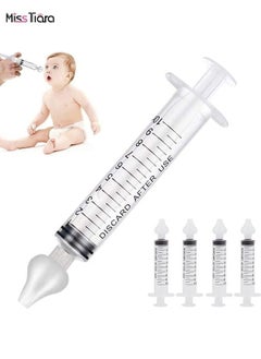 MissTiara 4Pcs Baby Silicone Nasal Aspirator Nasal Washer Clean Nose Needle Tube Tool  - Image 2