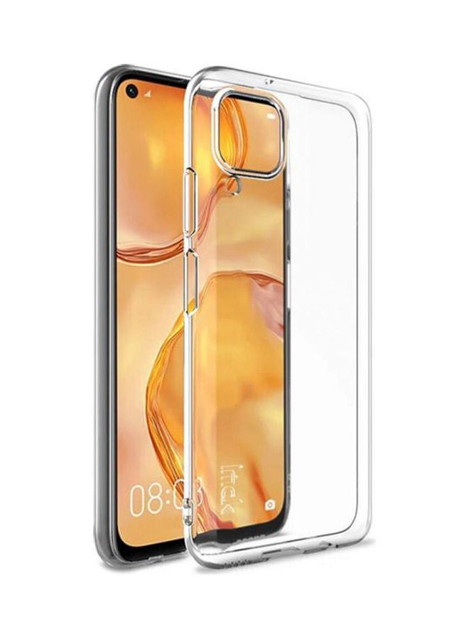 NIBEMINENT Back Cover Silicone Soft Thin For Huawei Nova 7I Clear