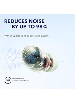 General The Soundcore by Anker Space A40 wireless headphones feature active noise cancellation with up to 98% noise cancellation, 50 hours of ultra-long playtime, and 10 hours of unique playtime  - Image 2