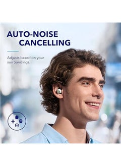 General The Soundcore by Anker Space A40 wireless headphones feature active noise cancellation with up to 98% noise cancellation, 50 hours of ultra-long playtime, and 10 hours of unique playtime  - Image 3