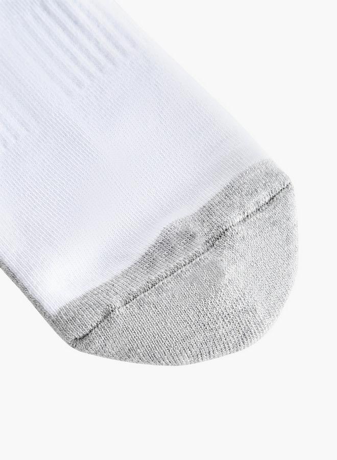 كابا طقم  جوارب كابا مخططة بطول الكاحل بنصف تيري - Image 3