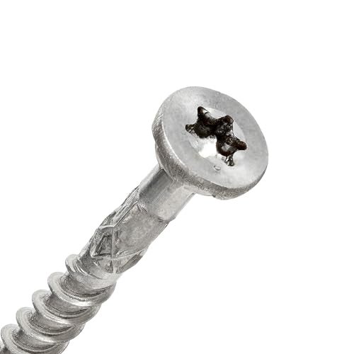Power Pro Premium Exterior Wood Screws, #10 x 3 Inch All-Purpose Deck Screws for Outdoor Projects, T-25 Star Bit Included, Silver, 66 Pieces | 48623V4 - Image 4