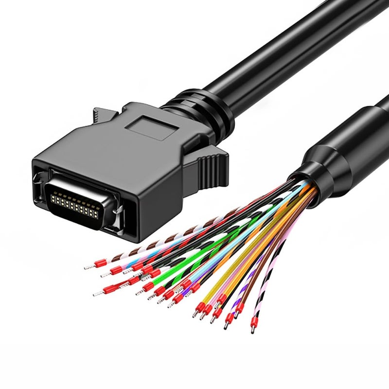 كابل بيانات SCSI برأس واحد مع أطراف لأجهزة مكتبات الأشرطة ومجموعات الأقراص CN50P CN36P CN26P - Image 1