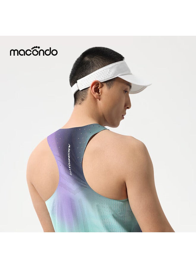 Macondo Ultra-light Triple-fold Ventilated Cap Outdoor Running Moisture-wicking Quick-dry Sports Hat Daily Training Black One Size - Image 4
