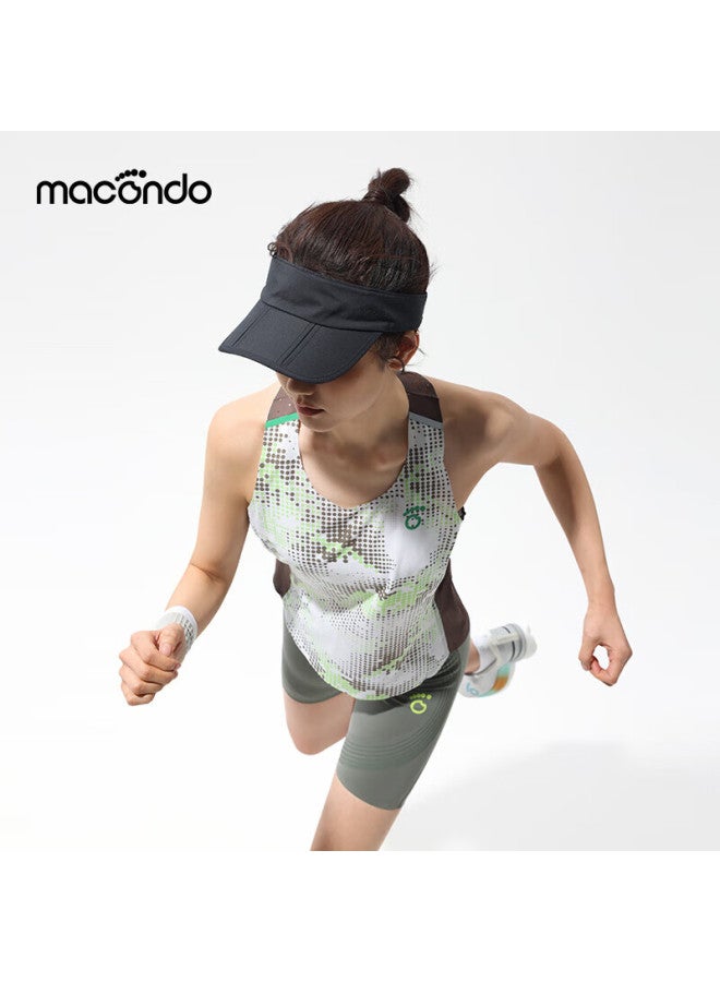 Macondo Ultra-light Triple-fold Ventilated Cap Outdoor Running Moisture-wicking Quick-dry Sports Hat Daily Training Black One Size - Image 5