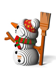 EUGY Eugy Snowman 3D Puzzle, 28 Piece Eco-Friendly Educational Toy Puzzles for Boys, Girls & Kids Ages 6+  - Image 4