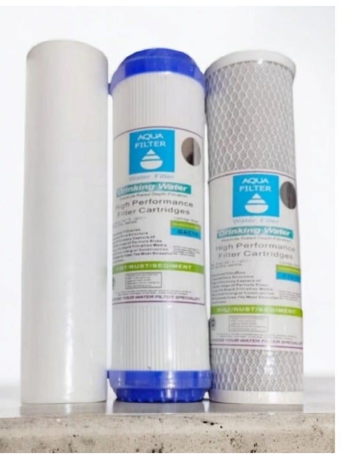 Aqua water filters wax set