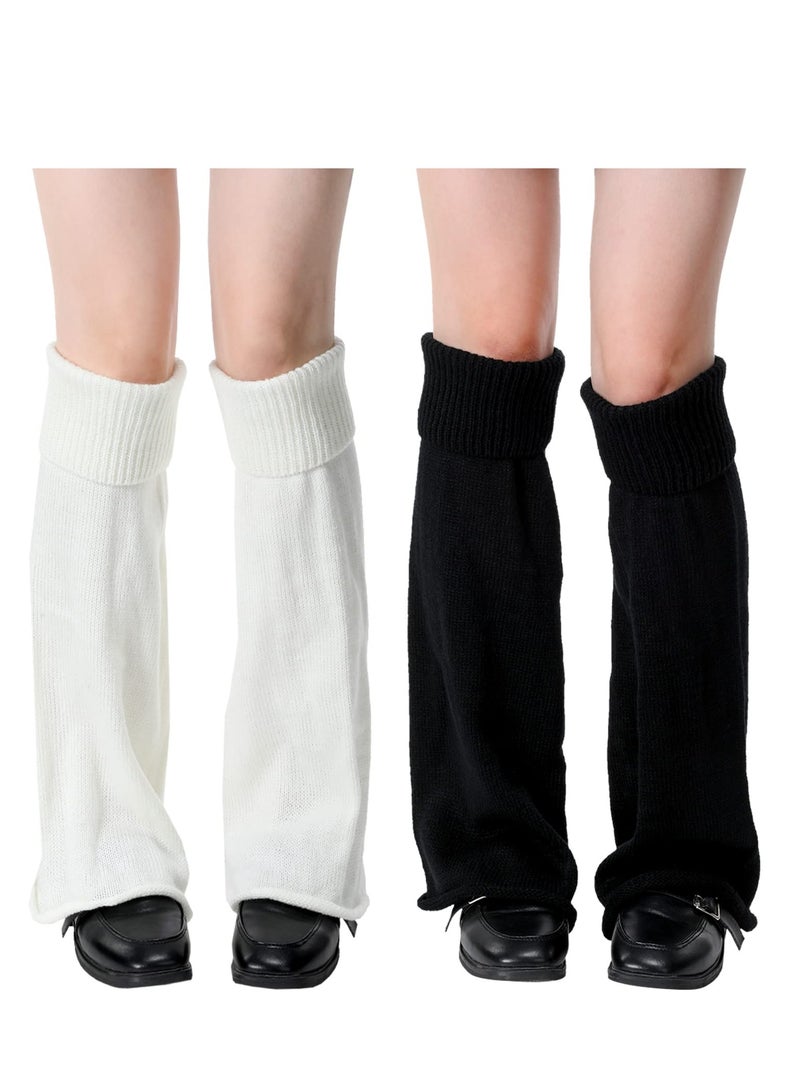 KASTWAVE Ribbed Leg Warmers Crochet Long Kawaii Boot Socks for Party Dance Sports Yoga Accessories - Image 1