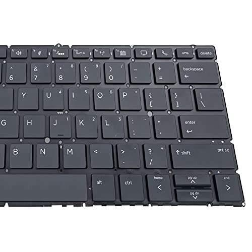TLBTEK Backlight Laptop Keyboard Replacement Compatible with HP EliteBook X360 830 G5 830 G6 L40527-061 L40527-B31 Series Laptop - Image 5
