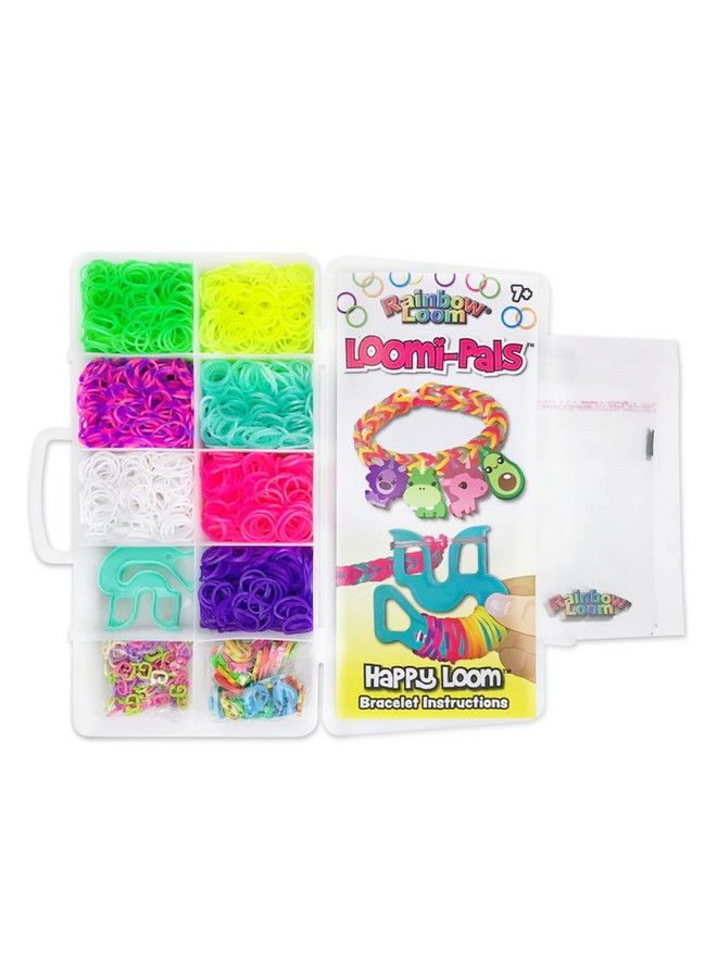 Rainbow Loom ® لومي بالز™ مجموعة ميني كومبو تحتوي على 60 سحرًا لطيفًا متنوعًا 1 لومي سعيد 2100 شريط ملون جميعها في حقيبة حمل للأولاد والبنات 7+ - Image 4