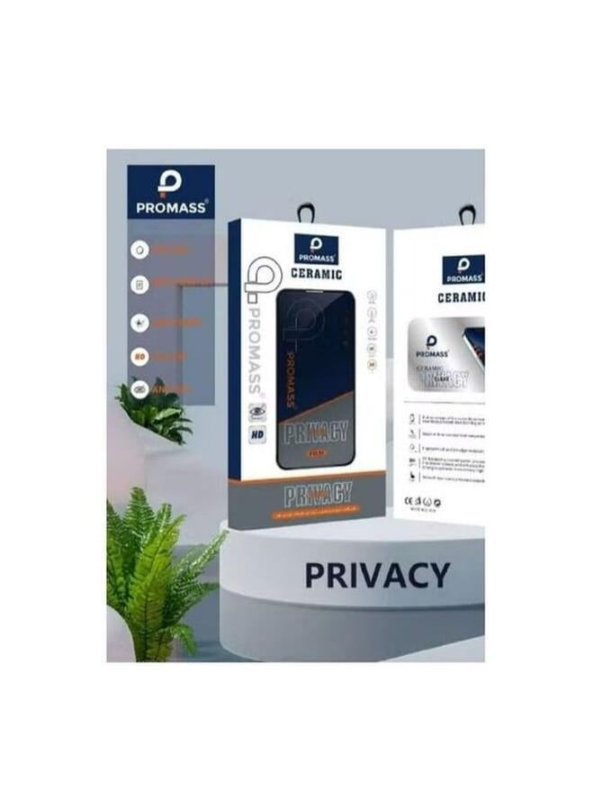 PROMASS Screen Protector Privacy Protection for iPhone XR - Image 1