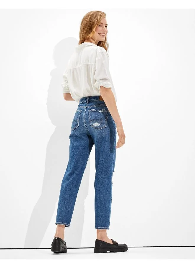 American Eagle AE Stretch Mom Straight Jean