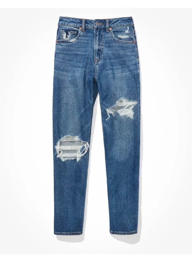 American Eagle AE Stretch Mom Straight Jean