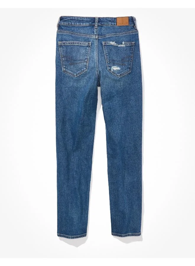 American Eagle AE Stretch Mom Straight Jean