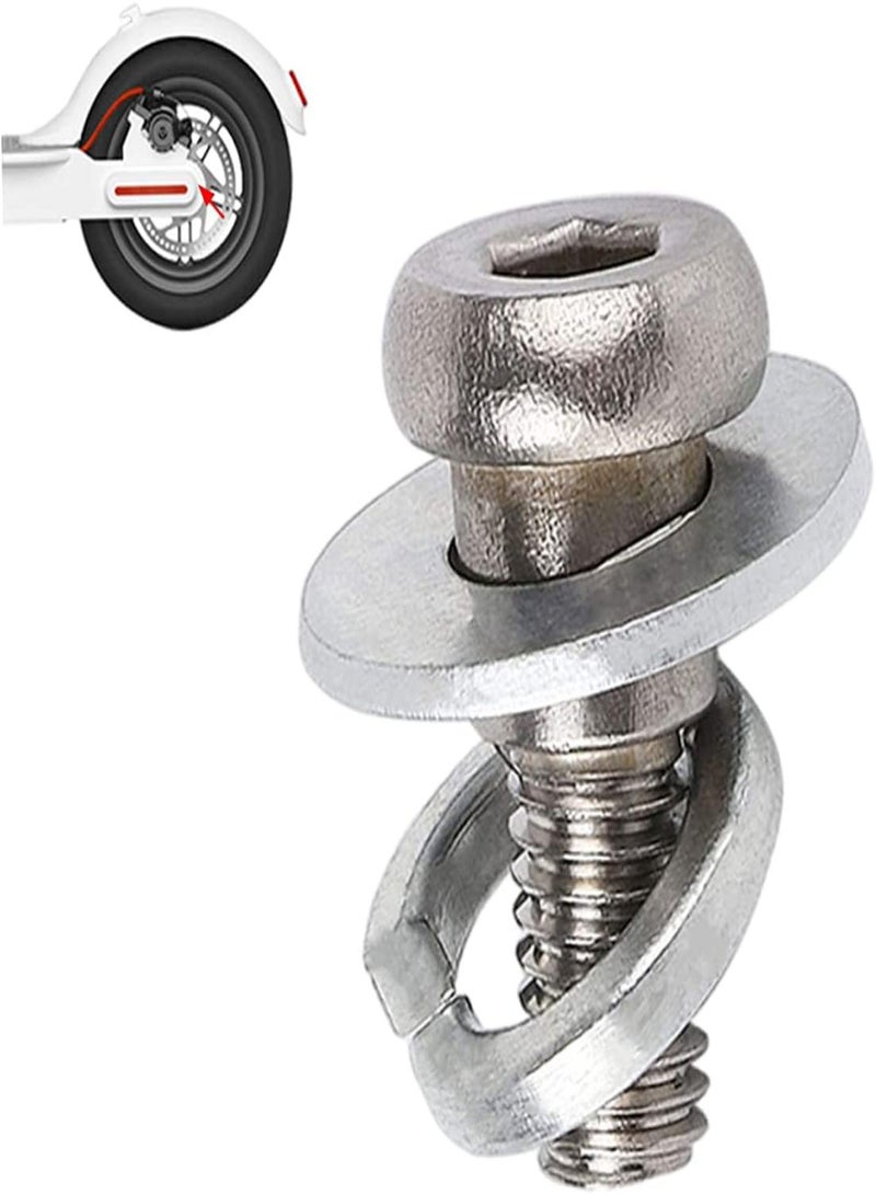GGOOT Scooter Rear Wheel Screws Stainless Steel Fixed Bolts Compratible with M365 2pcs, Electric Scooter Wheel Screw, Scooter Rear Wheel Bolt, M365 Scooter Wheel Screw  - Image 5