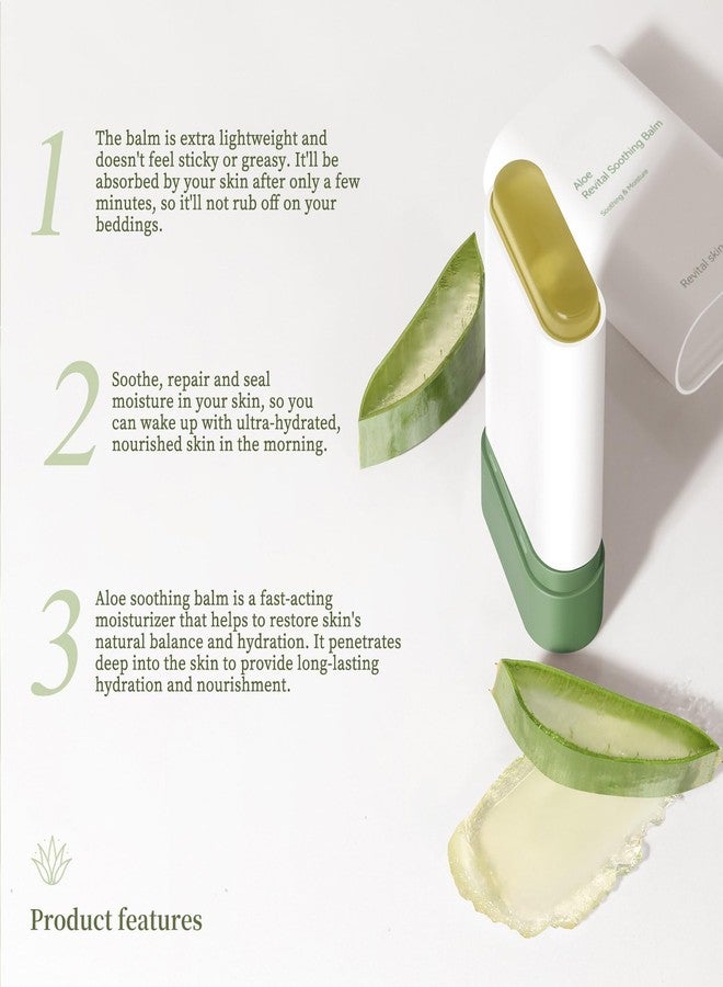 Grospe Organic Aloe Vera Gel Stick for Face & Body, Pure Aloe Gel Ideal for Hydrating, Soothing for Dry Skin, Anti-Wrinkle, Acne Scars, Soothing After Sun Care Relief - Image 4