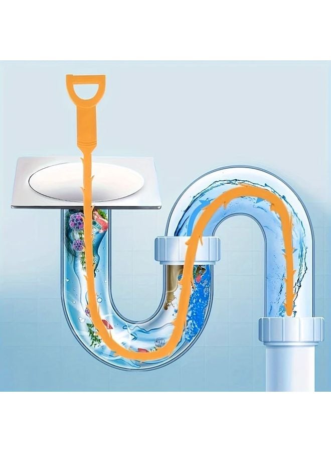 3pcs Retractable Sink Drain Hair Cleaner Anti Blocking Sewer Dredge Tool - Image 2