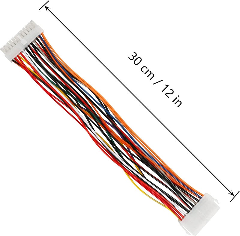 CERRXIAN 30cm ATX 20 Pin to 24 Pin Power Supply Adapter Computer PC Cable - Image 5