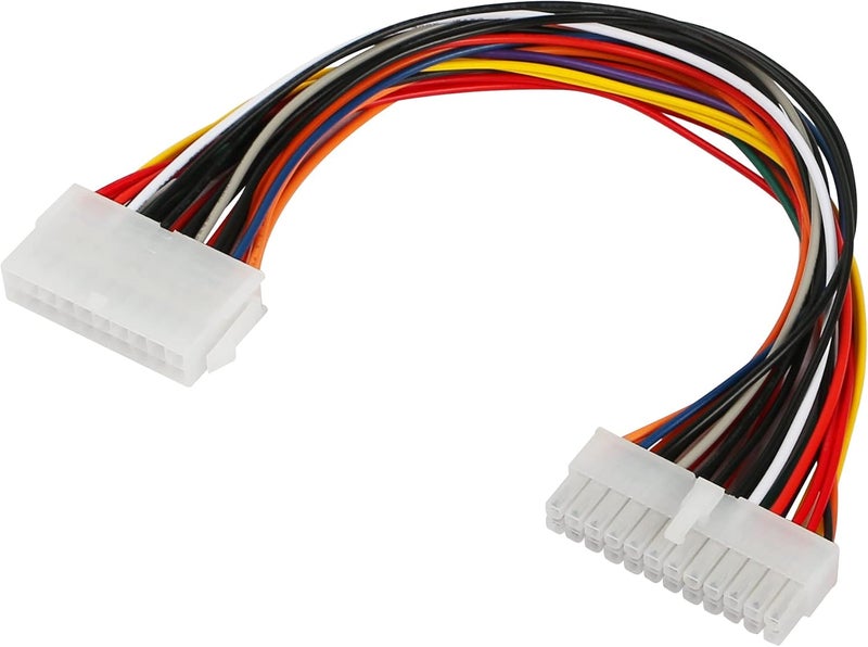 CERRXIAN 30cm ATX 20 Pin to 24 Pin Power Supply Adapter Computer PC Cable - Image 1