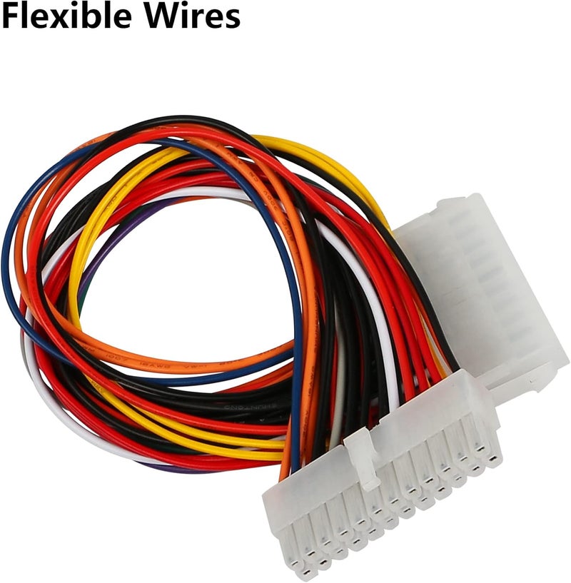 CERRXIAN 30cm ATX 20 Pin to 24 Pin Power Supply Adapter Computer PC Cable - Image 4