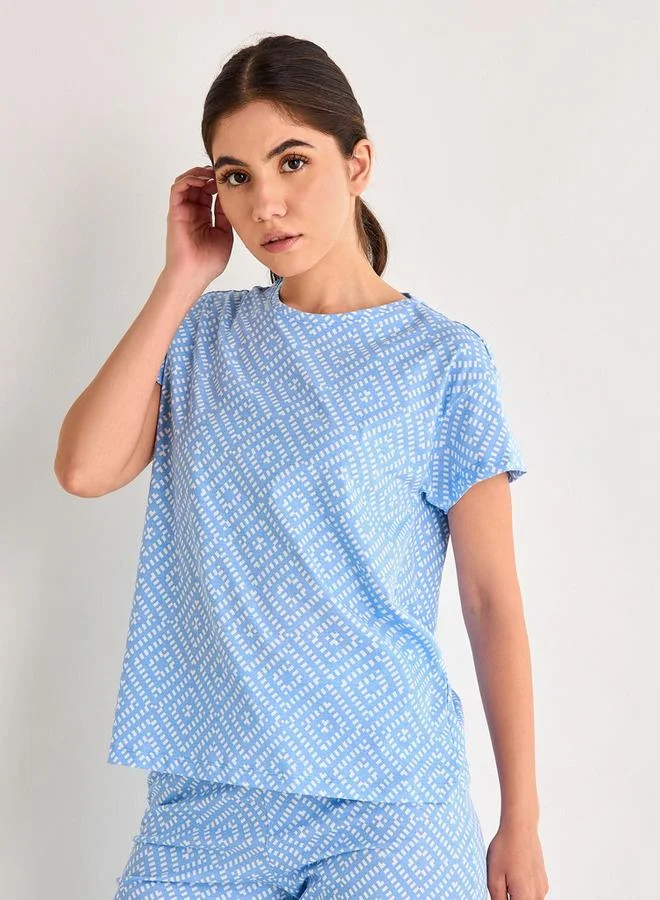 Splash FAV Printed Pyjama Set